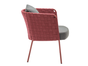 MARINA BU0288 - Aluminium easy chair with armrests by Andreu World - view 2